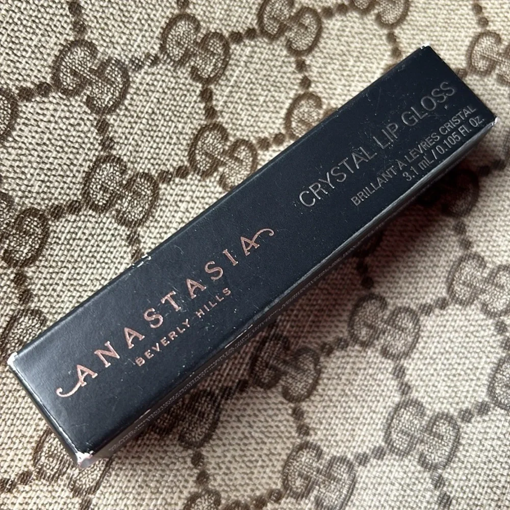 Brand New Anastasia Beverly Hills Non-Sticky Clear Crystal Lip Gloss in Glass